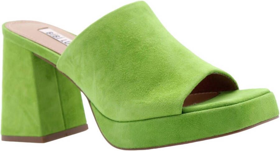 Bibi Lou Stijlvolle en Comfortabele Dames Platte Schoenen Green Dames