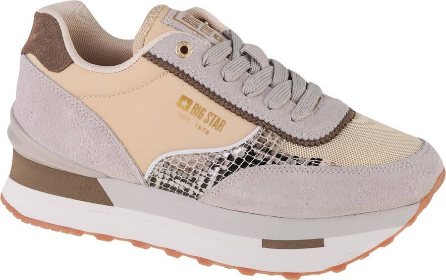 Big Star Shoes LL274364 Vrouwen Beige Sneakers