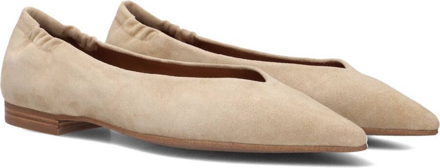 BILLI BI Ballerina Dames A8024 Maat: 37 Materiaal: Suède Kleur: Beige