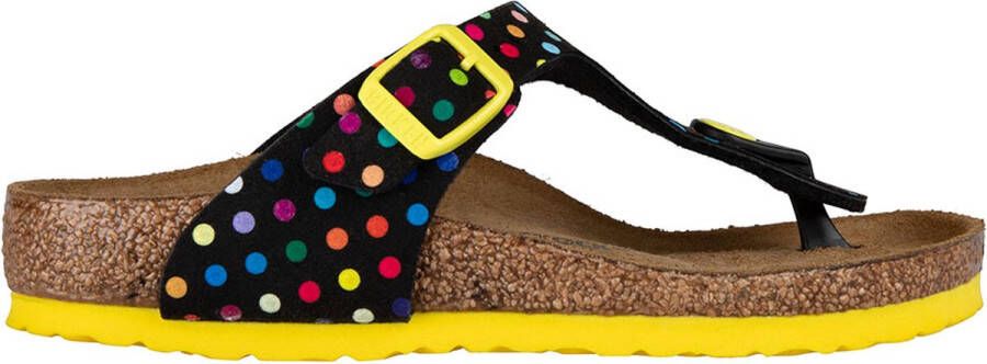 Birkenstock Gizeh Kids MF Digital Dots Black Narrow