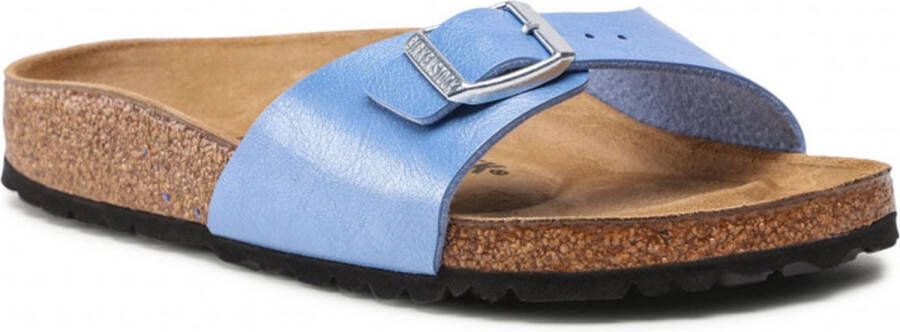 Birkenstock Madrid Dames Slippers Graceful Riviera Narrow fit | Blauw | Imitatieleer