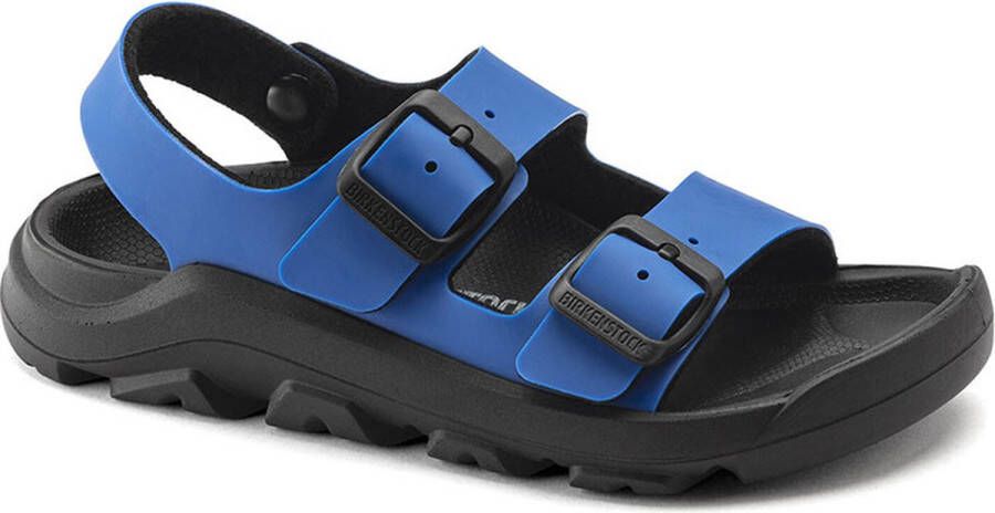 Birkenstock Kid's Mogami Sandalen Narrow zwart blauw