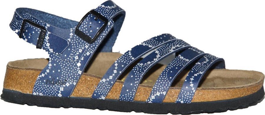 Birkenstock Almeria Smal Blauwdessin