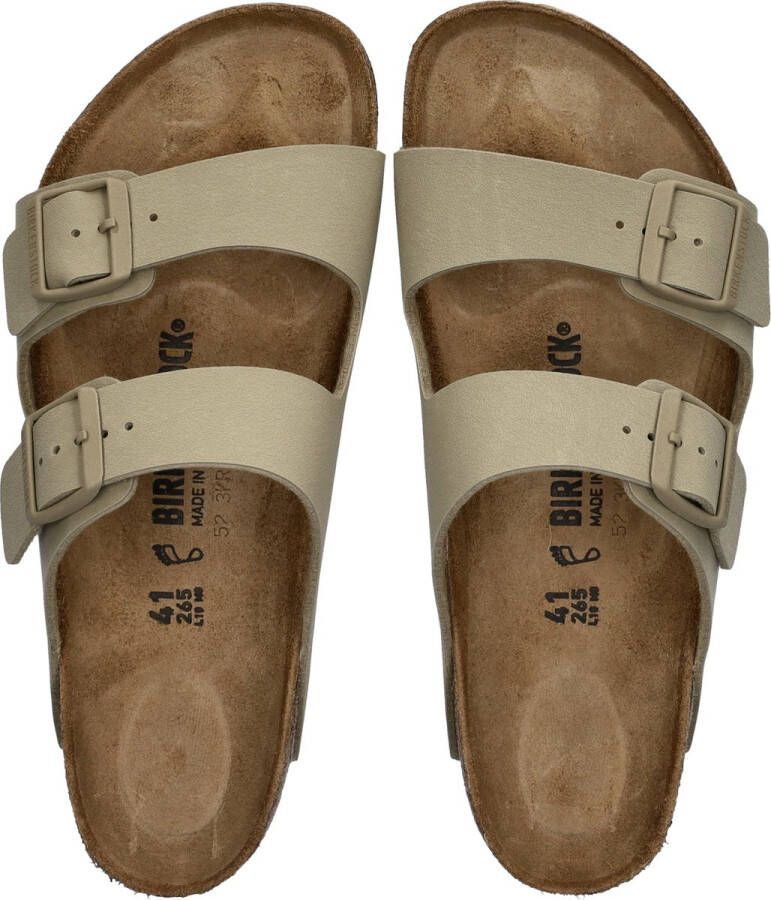 Birkenstock ARIZONA BF FADED KHAKI Volwassenen Heren slippers Taupe