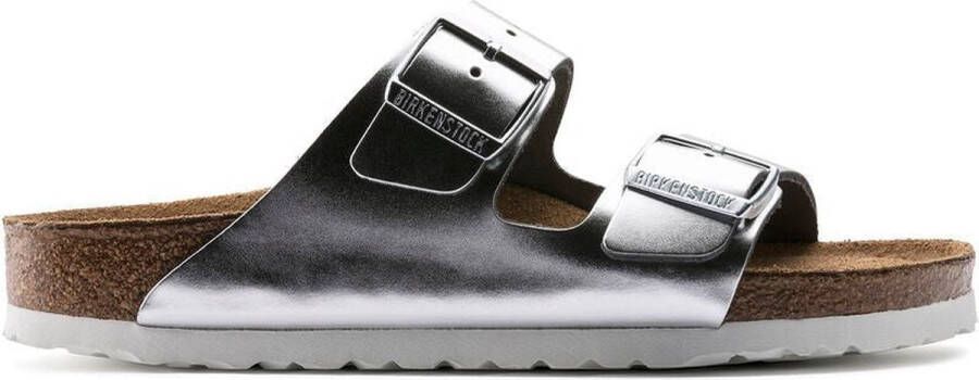 Birkenstock Arizona BS dames sandaal zilver