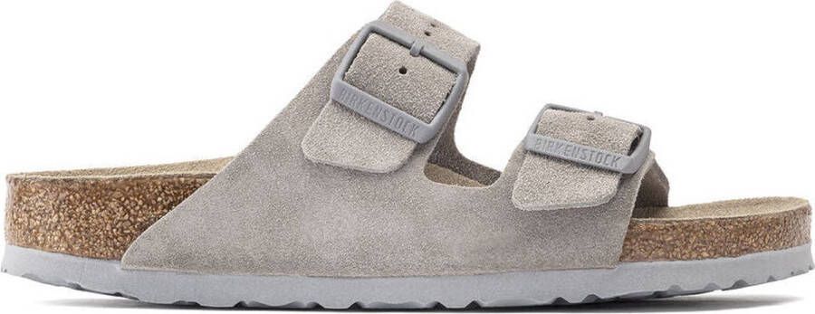 Birkenstock Arizona BS heren sandaal grijs