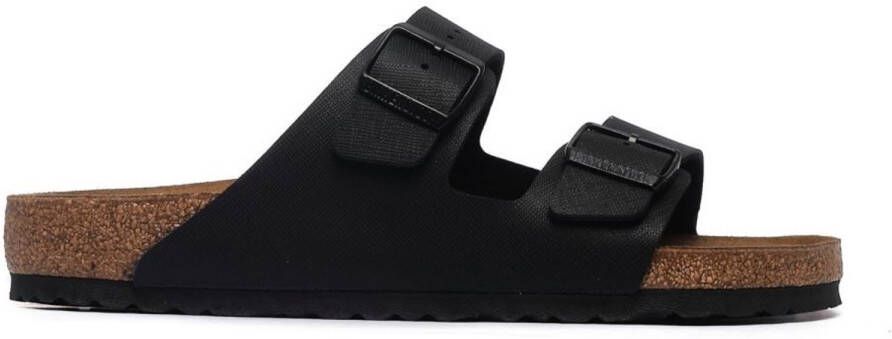 Birkenstock Arizona BS Slippers Saffiano Black Regular Fit Unisex