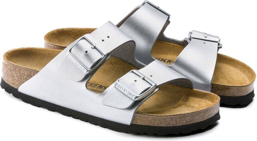 Birkenstock Arizona Dames Slippers Dames Zilver