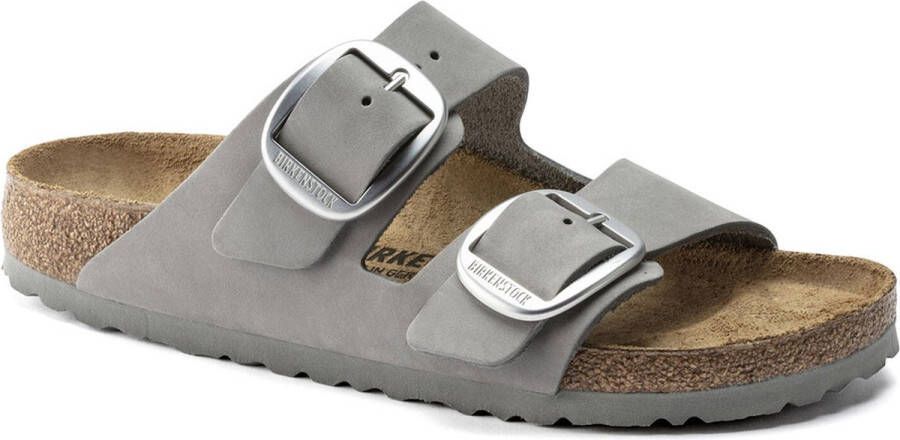 Birkenstock Arizona Slippers Dove Gray Narrow fit | Grijs | Nubuck