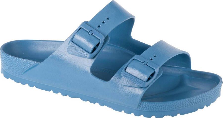 Birkenstock Dubbele gesp rubberen sandalen lichtgewicht Blue