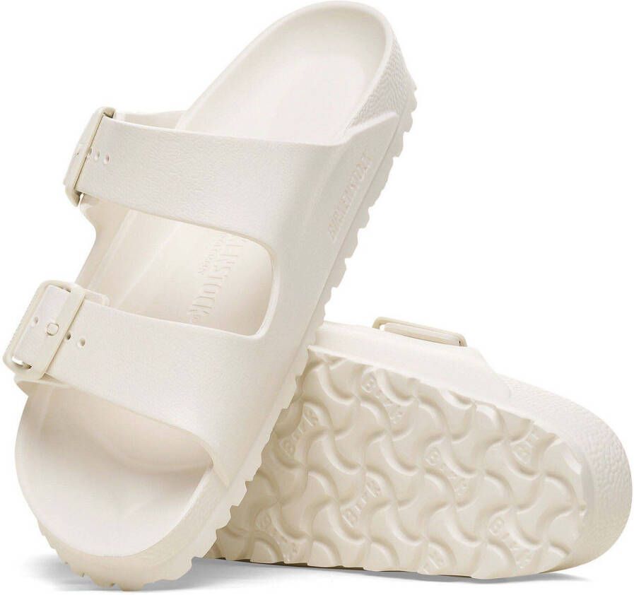 Birkenstock Arizona Eva Eggshell Sandalen & Slides Dames beige maat: 36 beschikbare maaten:36 37 38 39 40 41