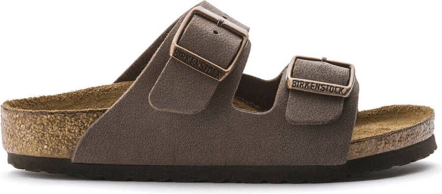 Birkenstock Kindersandalen Arizona Birko Flor Birkibuc Etroit Bruin