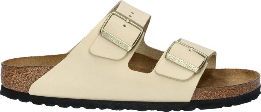 Birkenstock Arizona Nubuck dames sandaal Ecru