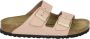 Birkenstock Roze Nubuck Dubbele Band Sandalen Pink Dames - Thumbnail 1