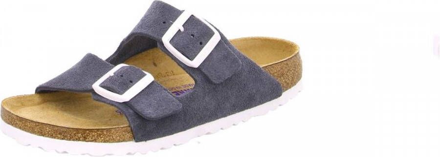 Birkenstock Arizona SFB Gunmetal narrow Suede