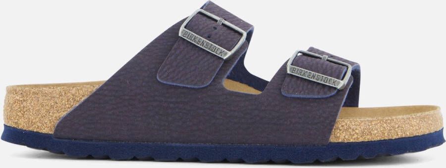 Birkenstock Arizona Slippers Indigo Blue Narrow fit | Blauw | Microvezel