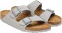 Birkenstock Arizona Slippers grijs Imitatieleer - Thumbnail 2