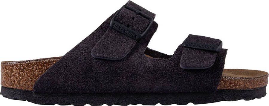 Birkenstock Slippers Arizona LEVE Velvet Grey