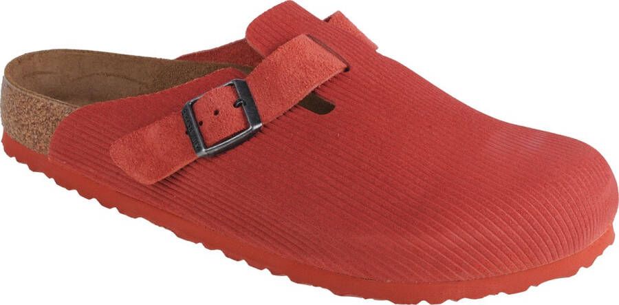 Birkenstock Boston Vl Corduroy Sandalen & Slides Schoenen sienna red maat: 41 beschikbare maaten:41 42 43 44 45 - Foto 1