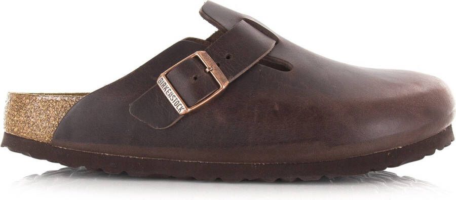 BIRKENSTOCK Boston | Habana van geolie Bruin Leer Geen Unisex