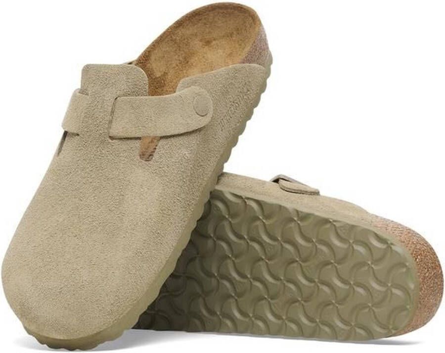 Birkenstock Comfortabele Helberd Slipper voor dagelijks gebruik Green