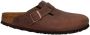 Birkenstock Boston Tabacco Brown narrow Fettleder Oiled Leather Unisex Pantoffels Tabacco Brown - Thumbnail 2