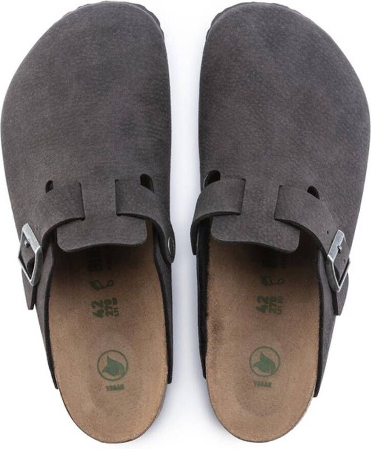 Birkenstock Heren Boston SYN 1023624 Desert Dust Black VEG Narrow Desert Dust Black