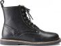 Birkenstock Bryson Tumbled Leather S-Narrow Sneakers zwart - Thumbnail 1