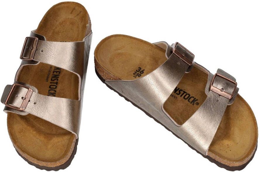 Birkenstock -Dames brons slippers & muiltjes