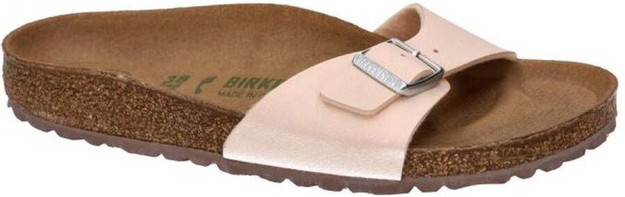 Birkenstock Women's Madrid BFBC Earthy Vegan Sandalen Narrow beige bruin