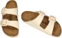 Birkenstock - s off-white-crÈme-ivoorkleur slippers & muiltjes - Thumbnail 4