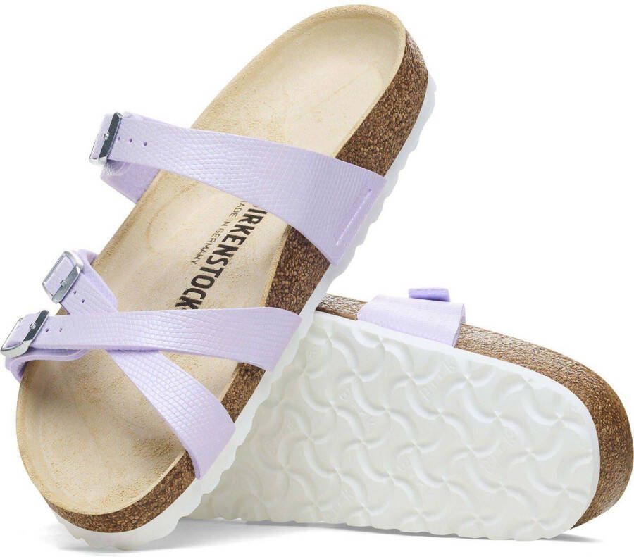 Birkenstock Franca Glanzende Hagedis Slippers Streetwear Volwassen