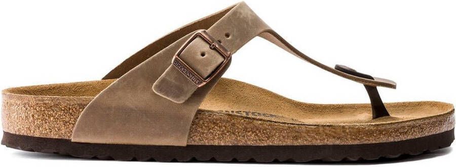 Birkenstock Klassieke Bruine Sandaal Gizeh Model Brown Dames