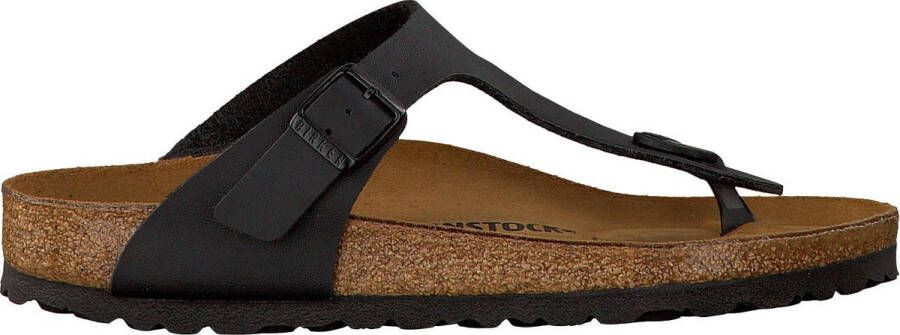 Birkenstock Gizeh Teenslipper 043691 Zwart Mat Normaal