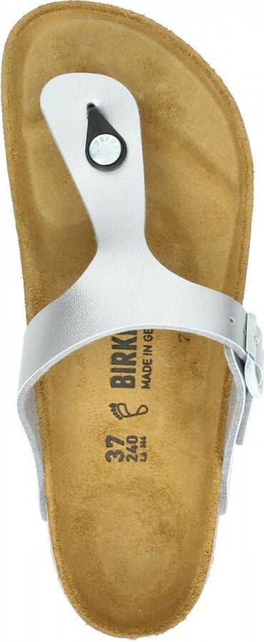 Birkenstock Gizeh Dames Slippers Regular fit Silver