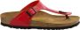 Birkenstock Gizeh Kids Slippers Tango Red Patent Narrow fit | Rood | Imitatieleer - Thumbnail 1