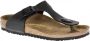 BIRKENSTOCK Teenslippers Gizeh Maat: 40 Materiaal: Leatherlook Kleur: Zwart - Thumbnail 2