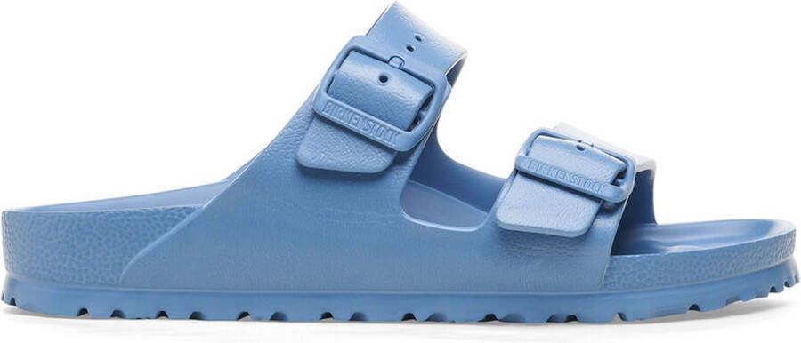 Birkenstock Dubbele gesp rubberen sandalen lichtgewicht Blue