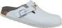 Birkenstock Elegante Leren Klompen Comfortabel Stijlvol White Heren - Thumbnail 1