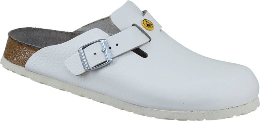 Birkenstock Heren Muil Boston ESD 54273 Wit