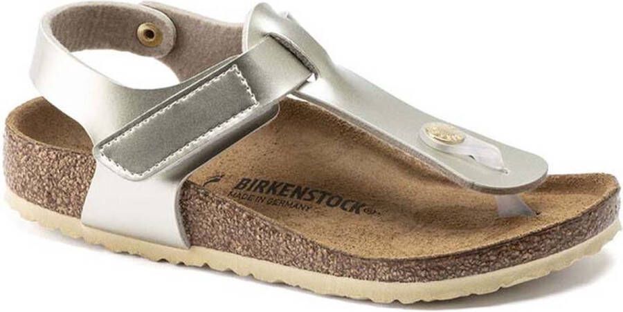 Birkenstock Kairo Kids Sandalen Electric Metallic Gold Narrow-fit Goud Imitatieleer