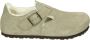 Birkenstock LONDON SHEARLING SUEDE LEATHER Dames pantoffelsHeren pantoffels Taupe - Thumbnail 2