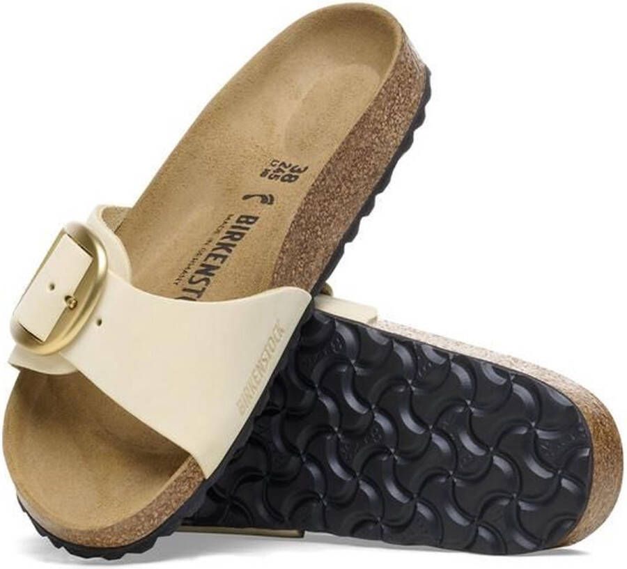 Birkenstock Madrid Big Buckle Dames Slippers Dames Wit