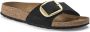 BIRKENSTOCK Slippers Dames Madrid Big Buckle Maat: 39 Materiaal: Nubuck Kleur: Zwart - Thumbnail 2