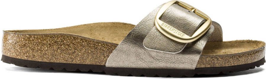 Birkenstock Madrid Big Buckle slippers taupe