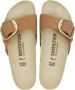 Birkenstock Madrid Brandy narrow Nubuck Big Buckle Dames Slippers Cognac - Thumbnail 2