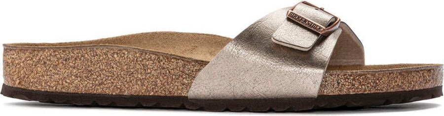 Birkenstock Klassieke Madrid Damessandaal Beige Dames - Foto 1