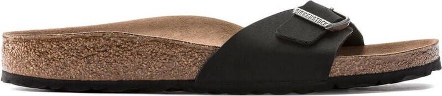 Birkenstock Puristische Madrid Dames Vegan Sandaal Black Dames