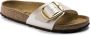 BIRKENSTOCK Slippers Dames Madrid Big Buckle Dames Maat: 38 Materiaal: Leer Kleur: Wit - Thumbnail 2