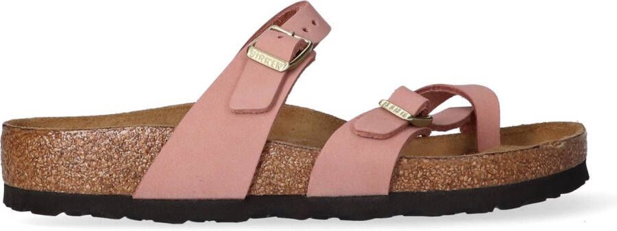 Birkenstock Mayari Dames Slippers Old Rose Regular fit | Roze | Nubuck